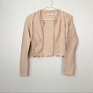 Sandro Paris Eglantine Peach Cardigan 1